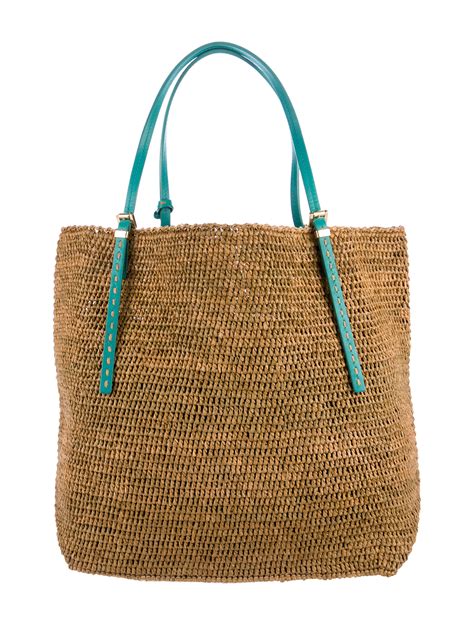 michael kors santorini raffia bag|michael kors santorini tote.